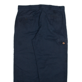 DICKIES Mens Trousers Black Loose Straight W38 L29