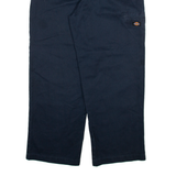 DICKIES Mens Trousers Black Loose Straight W38 L29
