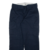 DICKIES Cargo Mens Trousers Black Regular Straight W34 L30