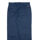 DICKIES Mens Trousers Blue Regular Straight W34 L28