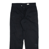 DICKIES Mens Trousers Black Regular Straight W30 L30
