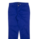 TOMMY HILFIGER Womens Trousers Blue Slim Straight W32 L30