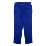 TOMMY HILFIGER Womens Trousers Blue Slim Straight W32 L30