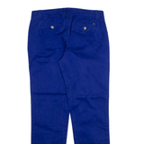 TOMMY HILFIGER Womens Trousers Blue Slim Straight W32 L30