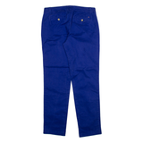 TOMMY HILFIGER Womens Trousers Blue Slim Straight W32 L30