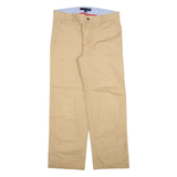 TOMMY HILFIGER Womens Trousers Beige Regular Straight W30 L28