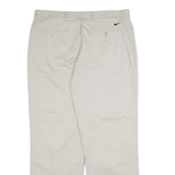 NIKE Mens Trousers Grey Regular Straight W36 L32
