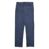 KANGOL Mens Trousers Blue Slim Straight W32 L31