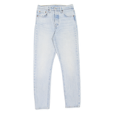 LEVI'S 501S Jeans Premium Womens Blue Skinny Straight Stone Wash W25 L28