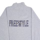 RODEO Freestyle Mens Fleece Grey High Neck 90s M