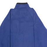 ST BERNARD Mens Fleece Blue 1/4 Zip 90s XXS