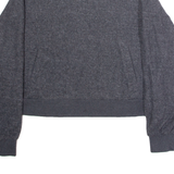 NIKE Womens Jumper Grey High Neck Tight Knit M