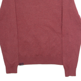 DIESEL Mens Jumper Red Crew Neck Tight Knit M