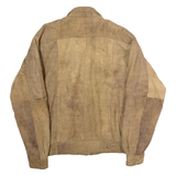 Mens Flight Jacket Brown Leather M