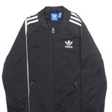 ADIDAS ORIGINALS Womens Track Jacket Black UK 8