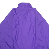 FILA Womens Shell Jacket Purple Nylon 90s Striped UK 18