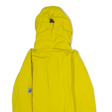 JACK WOLFSKIN Womens Rain Jacket Yellow Hooded UK 8