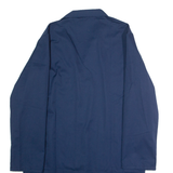 Locher Hauser Gruppe Swiss Mens Workwear Coat Blue Twill S