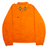 SPILAG Swiss Mens Workwear Jacket Orange Twill L