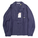 MARSUM Swiss Mens Workwear Jacket Blue Twill L