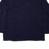 PUMA Oversized Womens Sweatshirt Blue V-Neck L