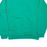 STEFFNER Golf 1/4 Button Mens Sweatshirt Green Collared 90s L