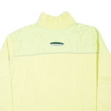 TOKKA TRIBE Mens Sweatshirt Yellow 1/4 Zip 90s L