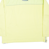TOKKA TRIBE Mens Sweatshirt Yellow 1/4 Zip 90s L