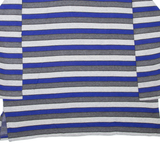 ULLA POPKEN COLLECTION Striped Womens Sweatshirt Grey 1/4 Zip 90s UK 20