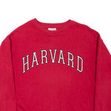 HARVARD UNIVERSITY Womens Sweatshirt Red USA M