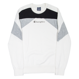 CHAMPION Mens Sweatshirt White XS