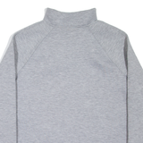 THE NORTH FACE Womens Sweatshirt Grey 1/4 Zip M