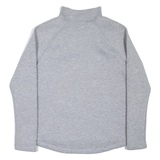 THE NORTH FACE Womens Sweatshirt Grey 1/4 Zip M