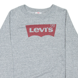 LEVI'S Womens Sweatshirt Grey S