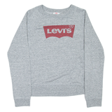 LEVI'S Womens Sweatshirt Grey S