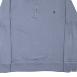 FRENCH CONNECTION Mens Sweatshirt Grey 1/4 Zip 2XL