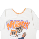 Influencer Womens Sweatshirt White XL