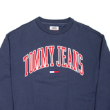 TOMMY JEANS Mens Sweatshirt Blue S