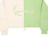 KARL KANI Cropped Womens Sweatshirt Green XS