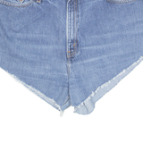LEVI'S 550 Cut Off Womens Denim Shorts Blue L W35