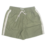 CALVIN KLEIN Mesh Lined Mens Swimming Shorts Green XS W26