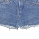 LEVI'S Cut Off Womens Denim Shorts Blue M W32