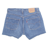 LEVI'S Cut Off Womens Denim Shorts Blue M W32