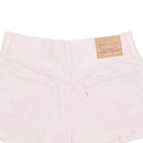 LEVI'S 501 Cut Off Womens Denim Shorts Pink S W28