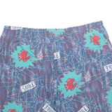 RODEO Mesh Lined Fish Mens Swimming Shorts Blue 2XL W40