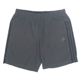 ADIDAS Mens Sports Shorts Grey L W34
