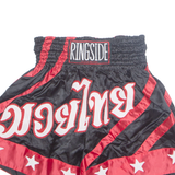 RINGSIDE Thai Boxing Mens Sports Shorts Black L W26