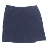 ZARA Womens Straight Skirt Blue Short XS