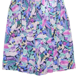 OYSHO Womens A-Line Skirt Blue Midi Floral S