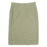 Womens Pencil Skirt Green Knee Length L